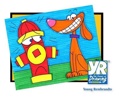 Young Rembrandts-Dog & Fire Hydrant